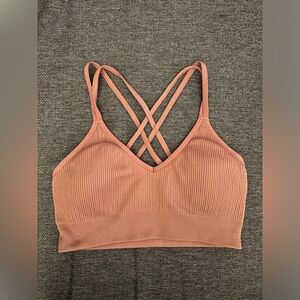 aerie straps back sports bra
